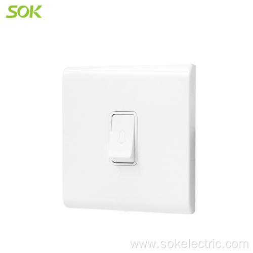 1 Gang Door Bell Switch British standard